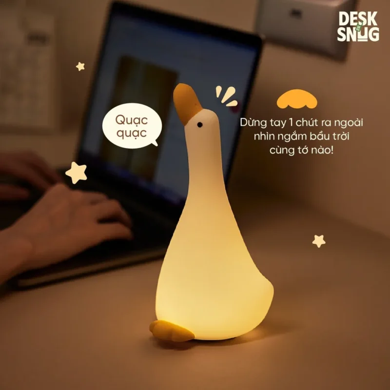 Luminous Usb Rechargeable Glowing Lamp The Mindless Duck Who Gazes at the Sky, Dreamy Mcduck - Image 7