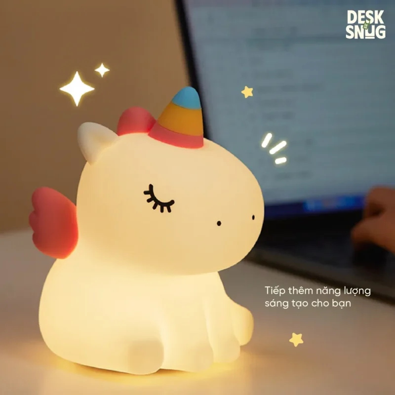Luminous Usb Rechargeable Glowing Lamp Dreamy Unicorn Interface, Mysticorn - Image 5
