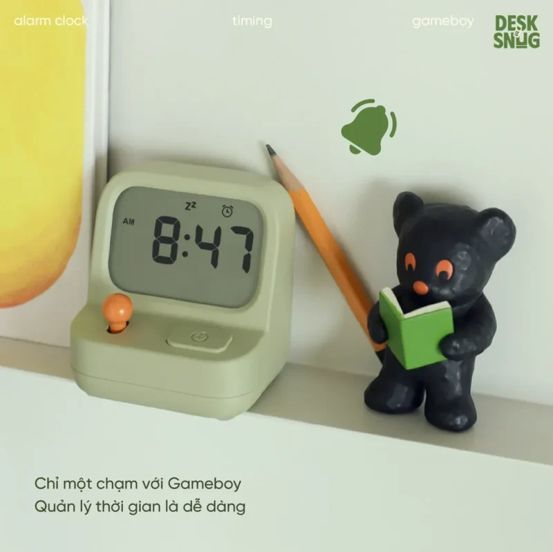 Gameboy Version Led Night Light Alarm Clock - Image 3